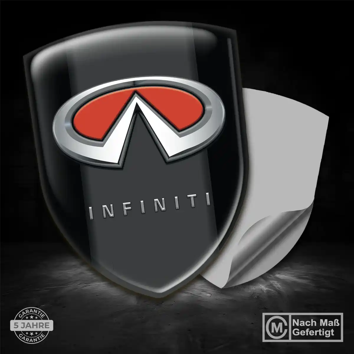 Infiniti Emblem Aufkleber Wappen Ausdrucksstarkes Design