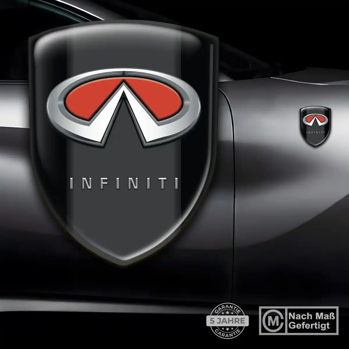 Infiniti Emblem Aufkleber Wappen Ausdrucksstarkes Design