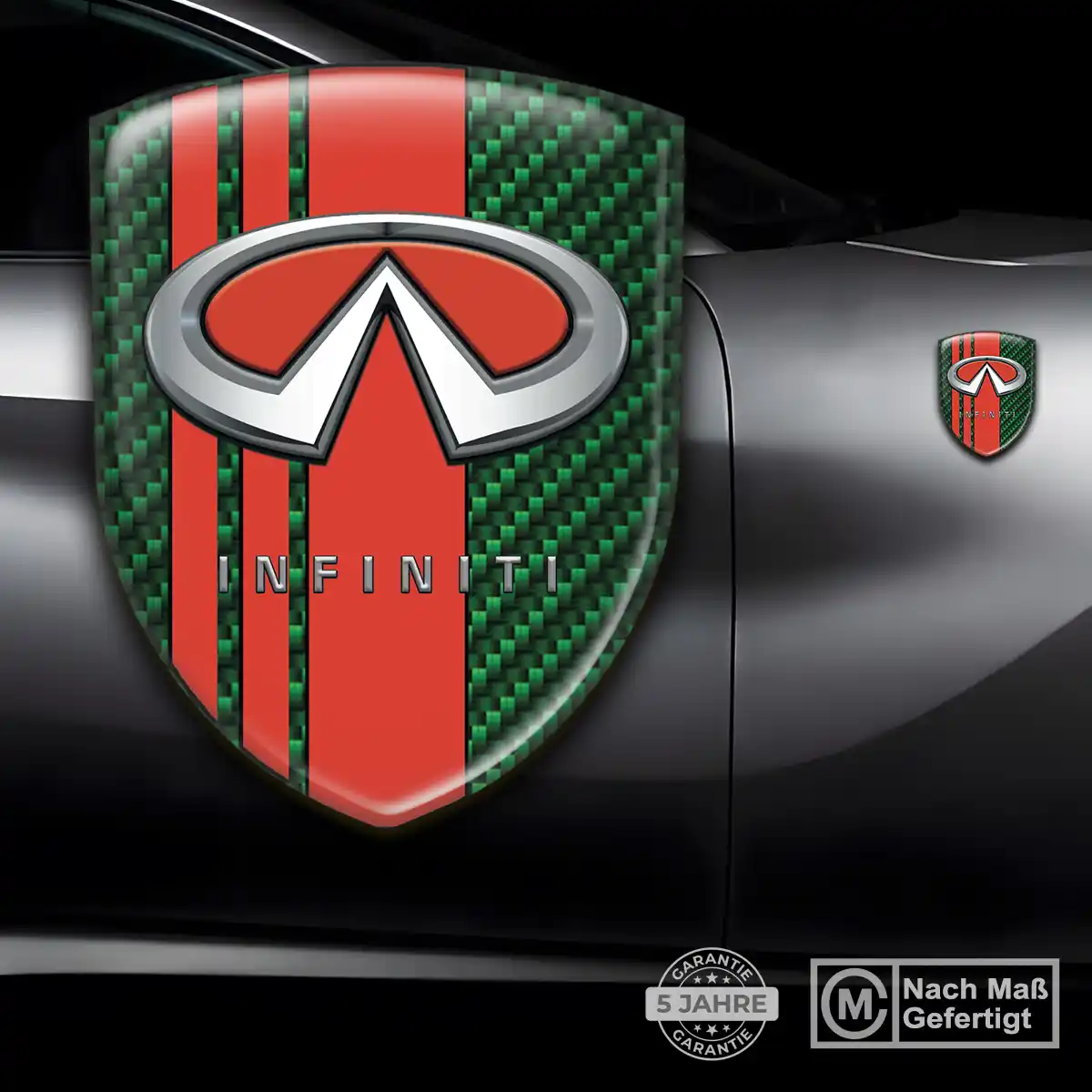 Infiniti Emblem Aufkleber Wappen Auto Elegantes Design
