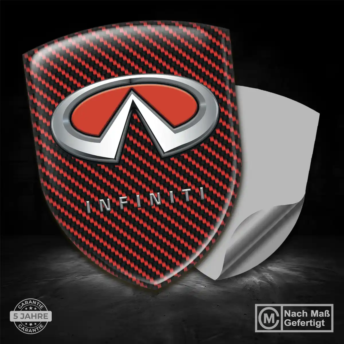 Infiniti Emblem Aufkleber Wappen Auto Erstklassige Qualität