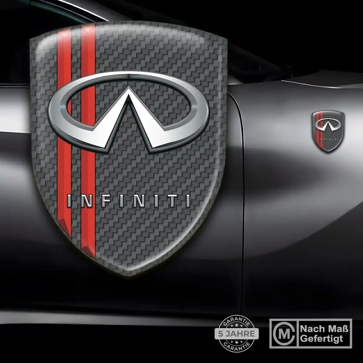 Infiniti Emblem Aufkleber Wappen Auto Exterieurdesign