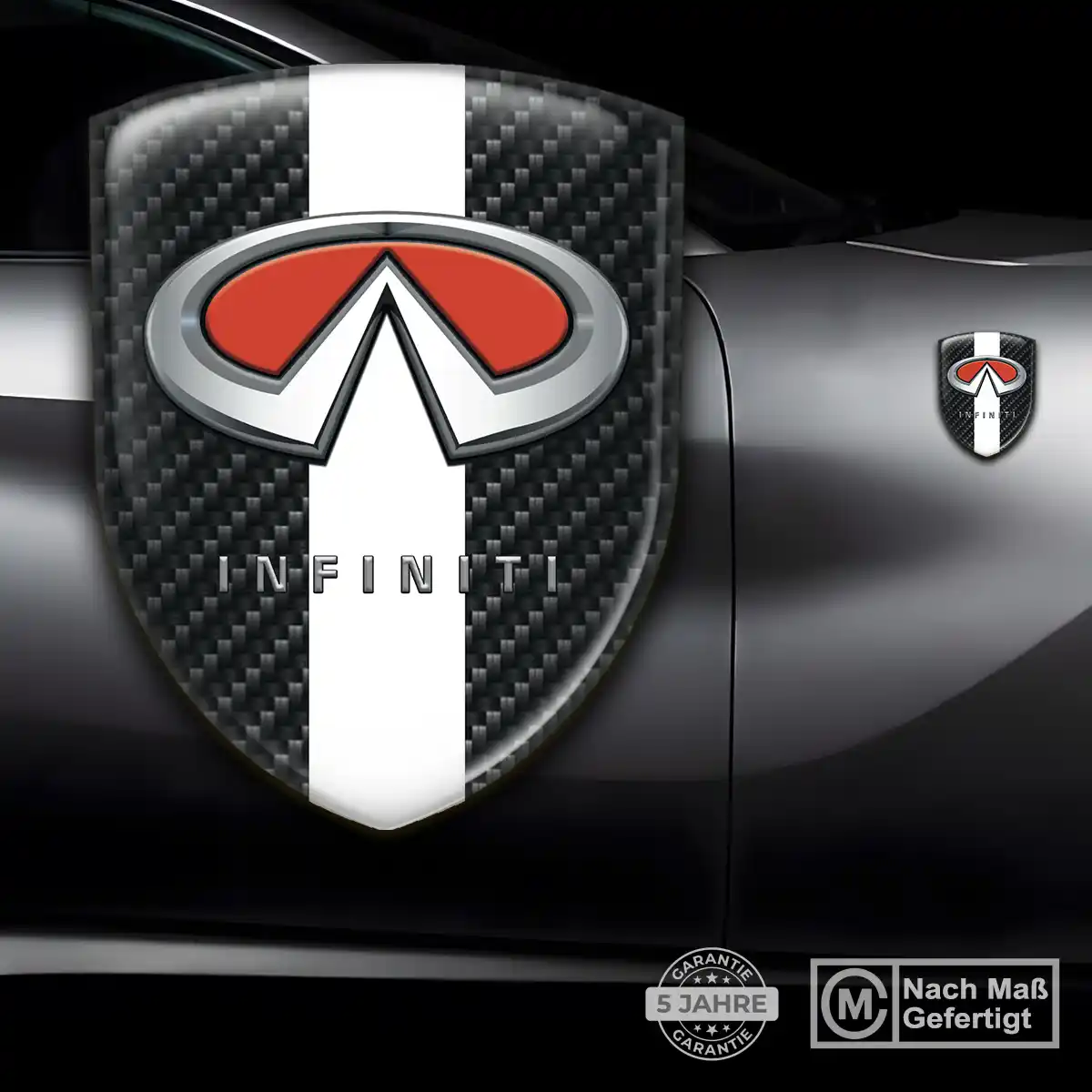 Infiniti Emblem Aufkleber Wappen Auto Höchste Qualität