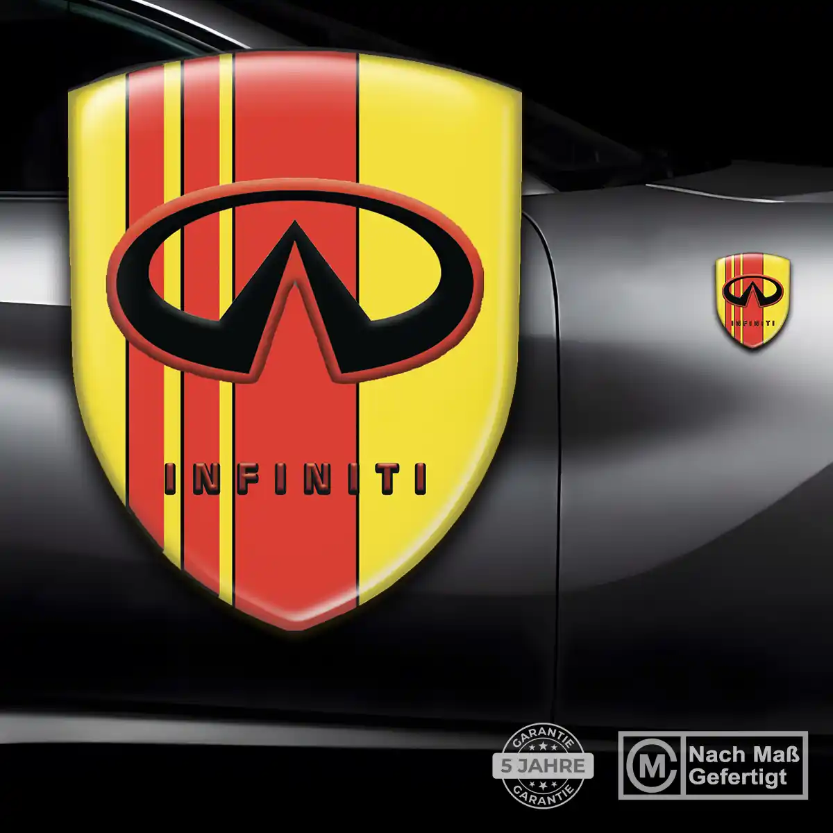 Infiniti Emblem Aufkleber Wappen Auto Markenedition