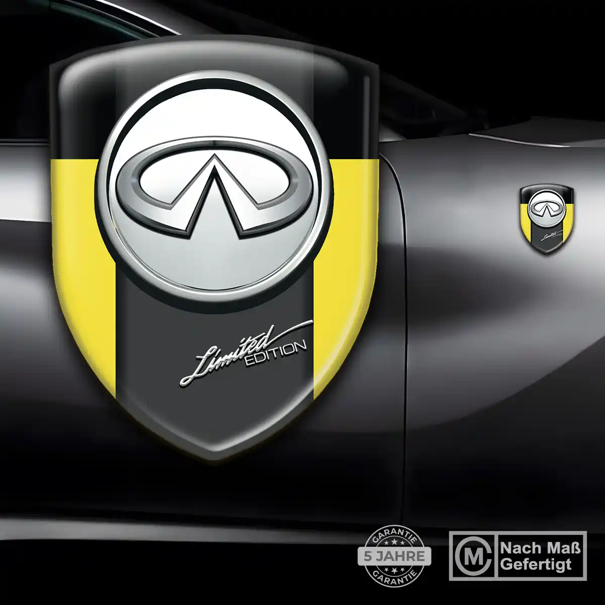 Infiniti Emblem Aufkleber Wappen Auto Premium-Edition