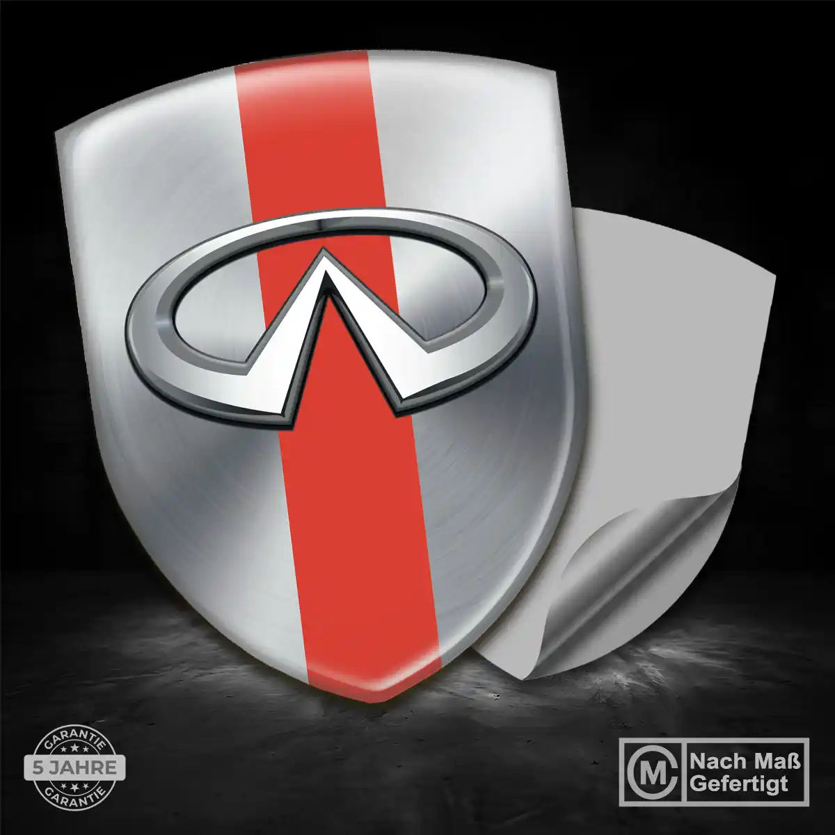 Infiniti Emblem Aufkleber Wappen Überzeugende Qualität