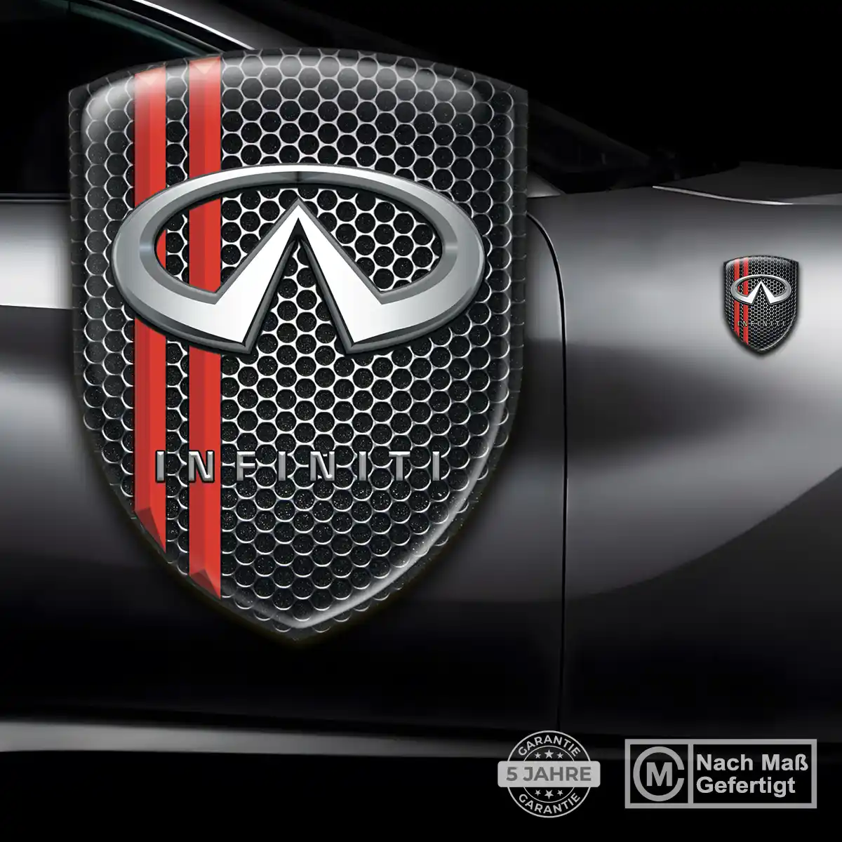 Infiniti Emblem Aufkleber Wappen Edles Design