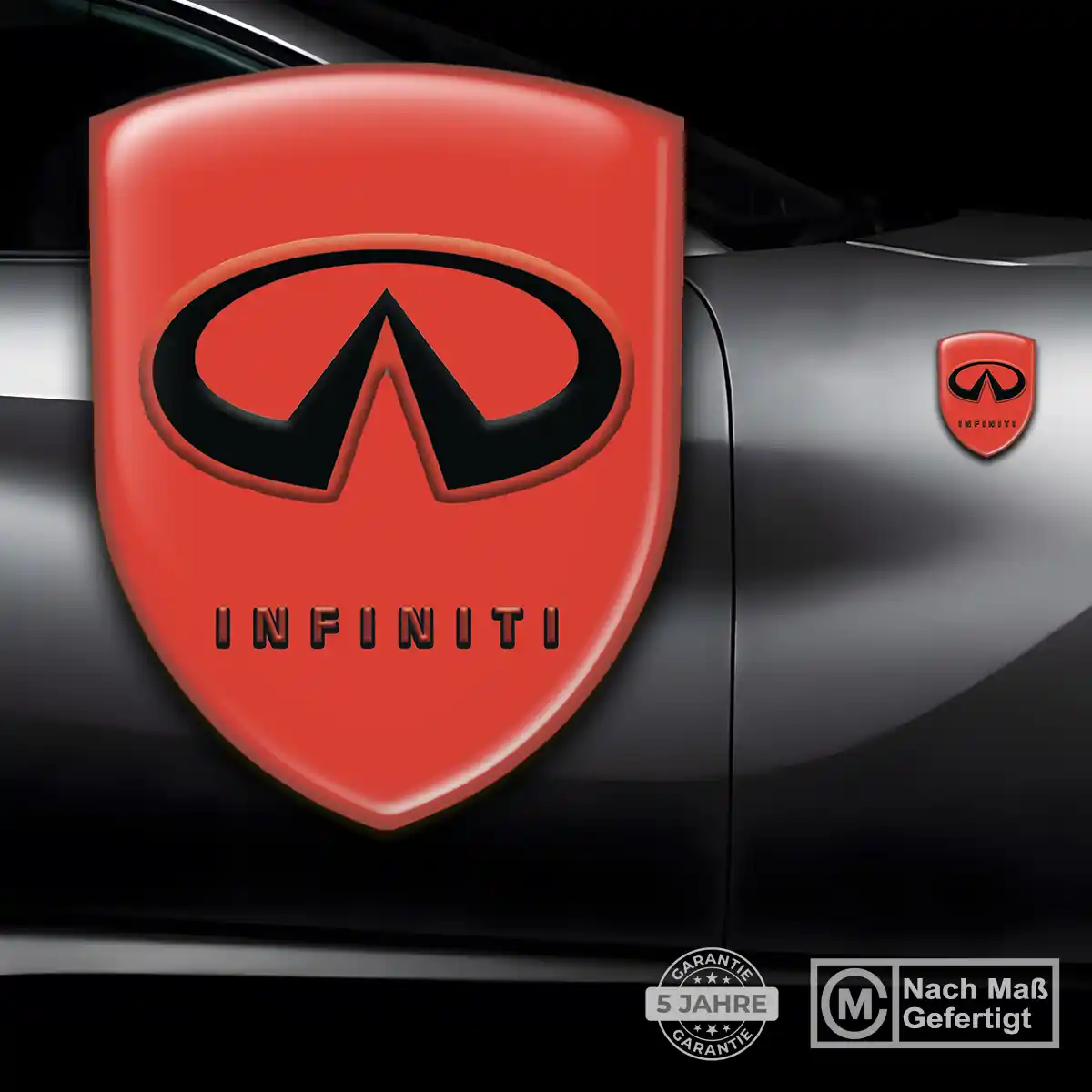 Infiniti Emblem Aufkleber Wappen Elegantes Design