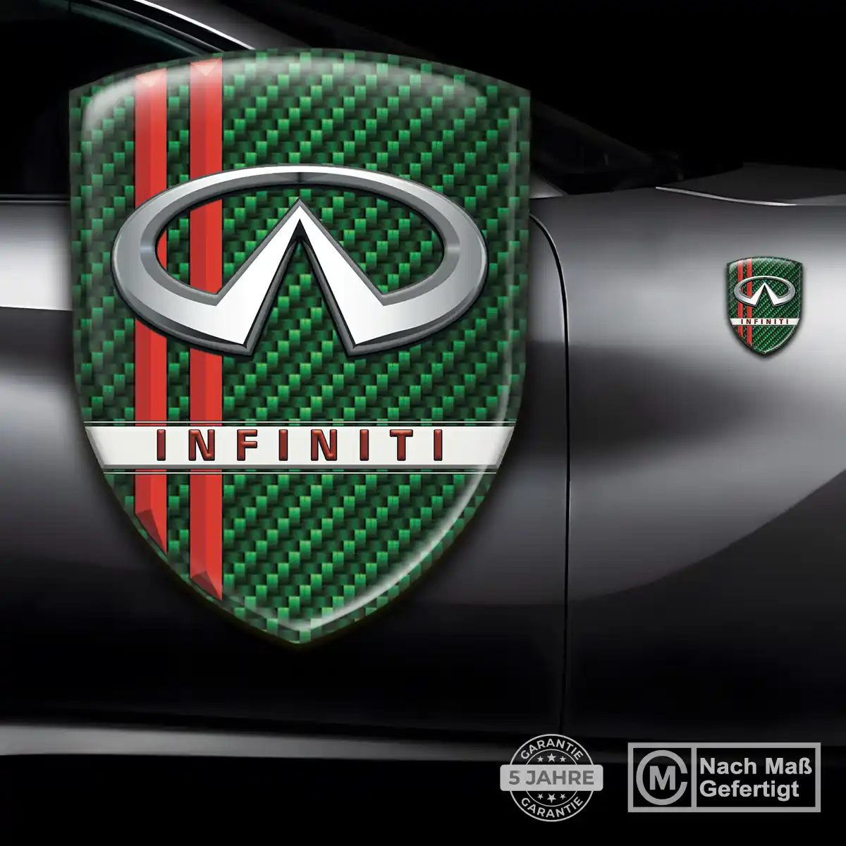 Infiniti Emblem Aufkleber Wappen Höchste Qualität