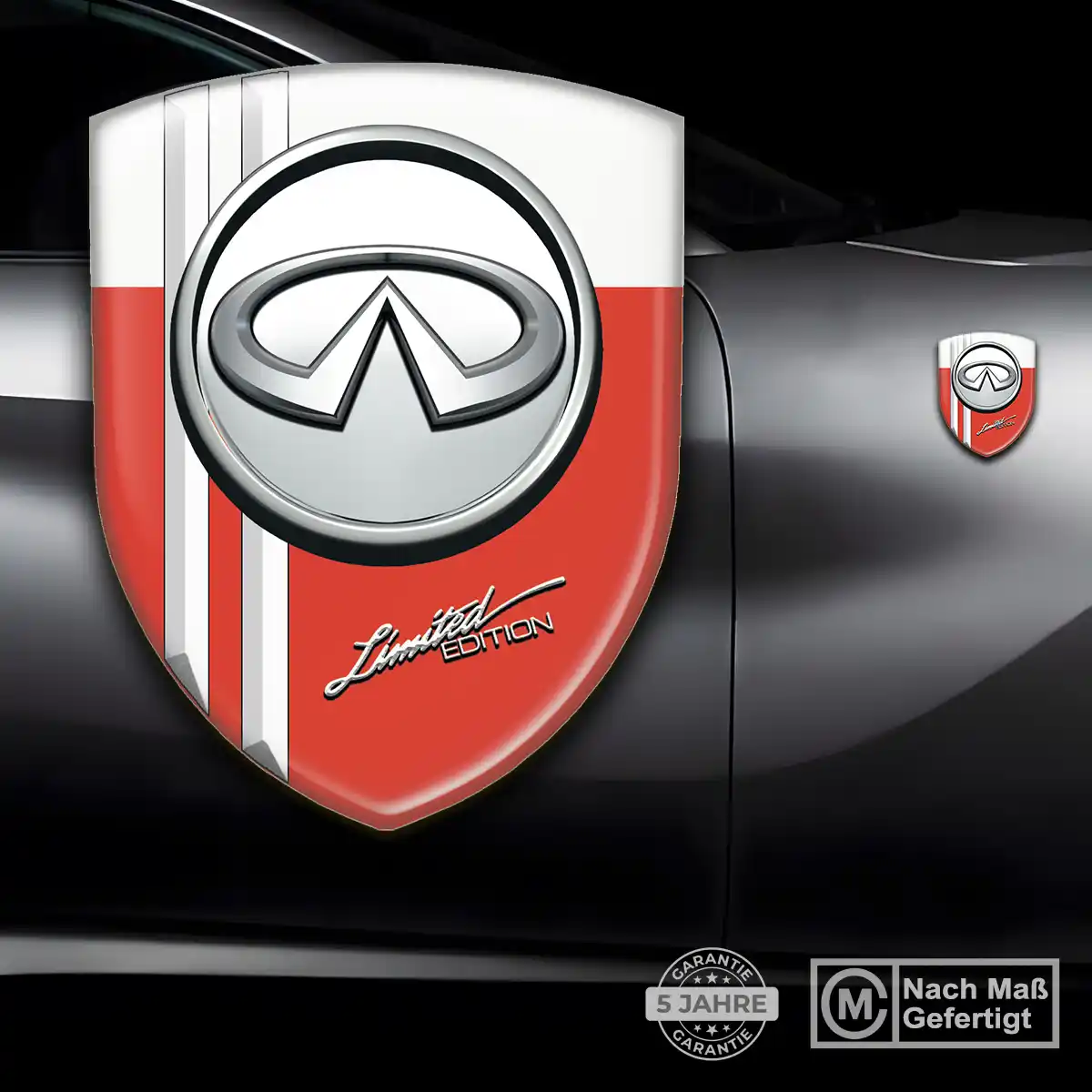 Infiniti Emblem Aufkleber Wappen Hohe Qualität