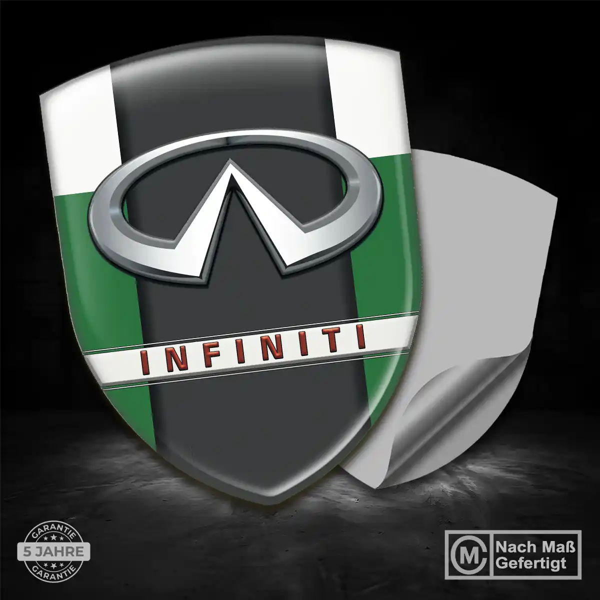 Infiniti Emblem Aufkleber Wappen Interieurdesign
