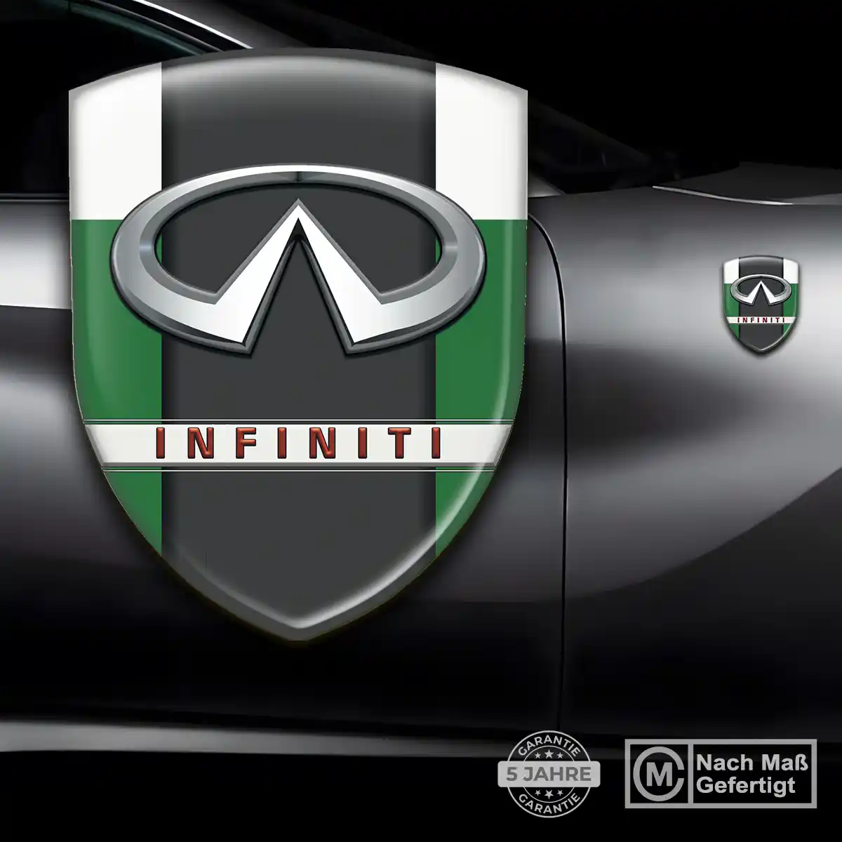 Infiniti Emblem Aufkleber Wappen Interieurdesign