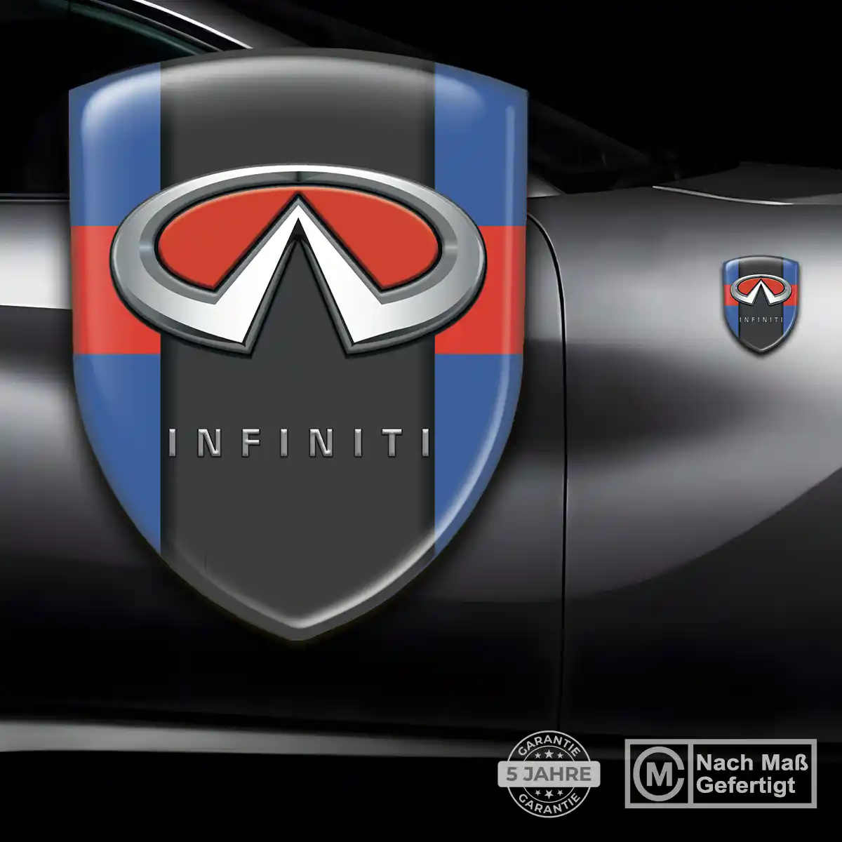 Infiniti Emblem Aufkleber Wappen Luxus-Edition