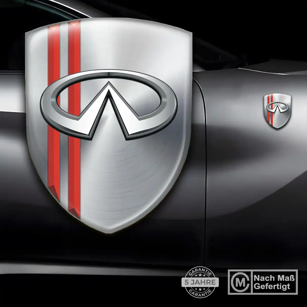 Infiniti Emblem Aufkleber Wappen Modernes Design