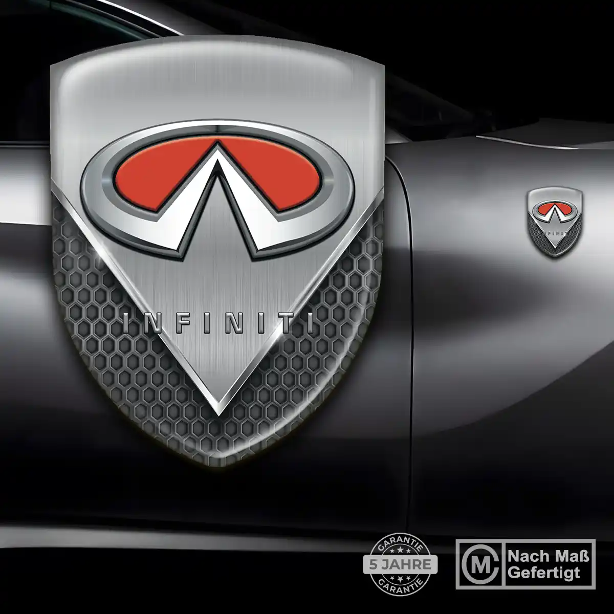 Infiniti Emblem Aufkleber Wappen Premium-Edition
