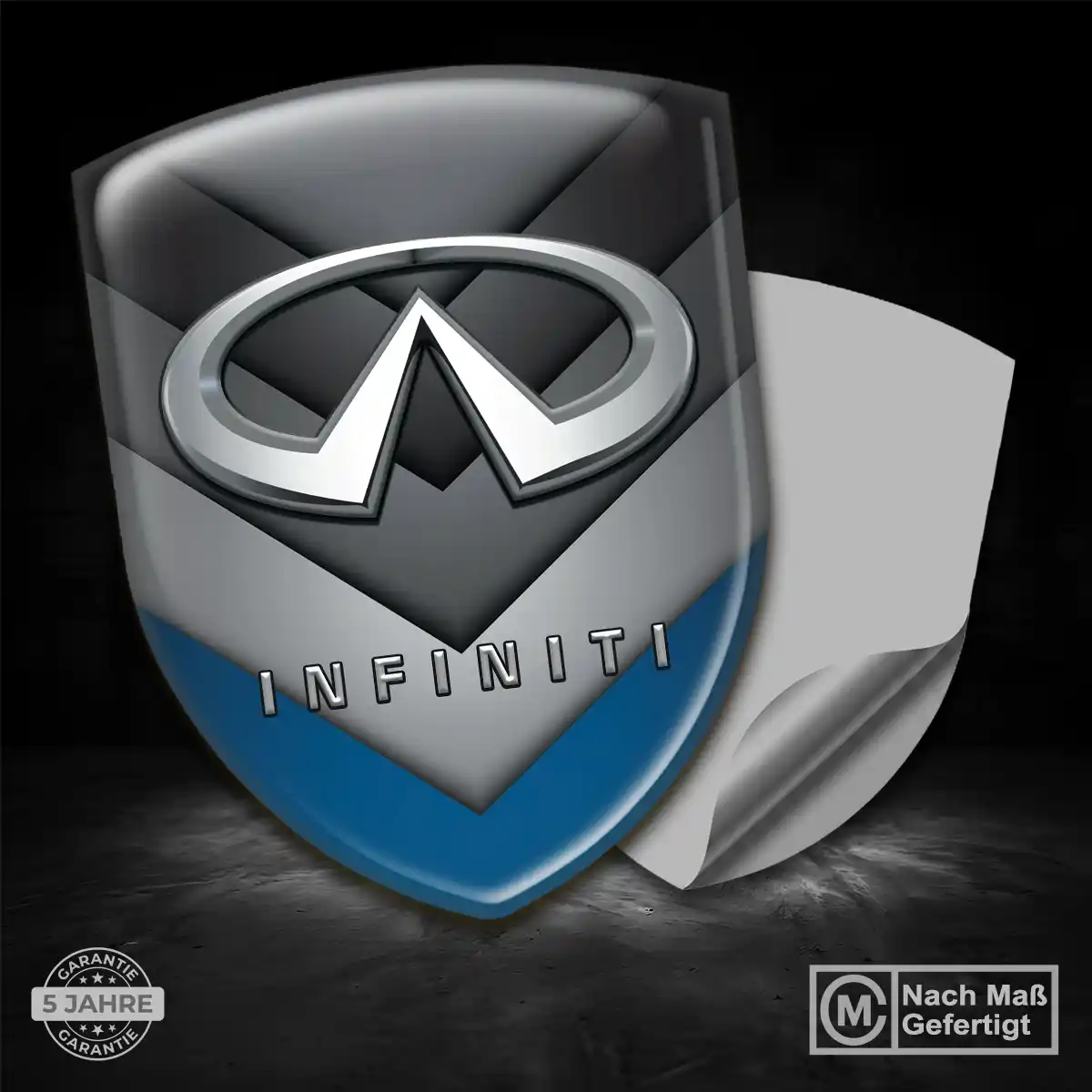 Infiniti Emblem Aufkleber Wappen Stilvolles Design