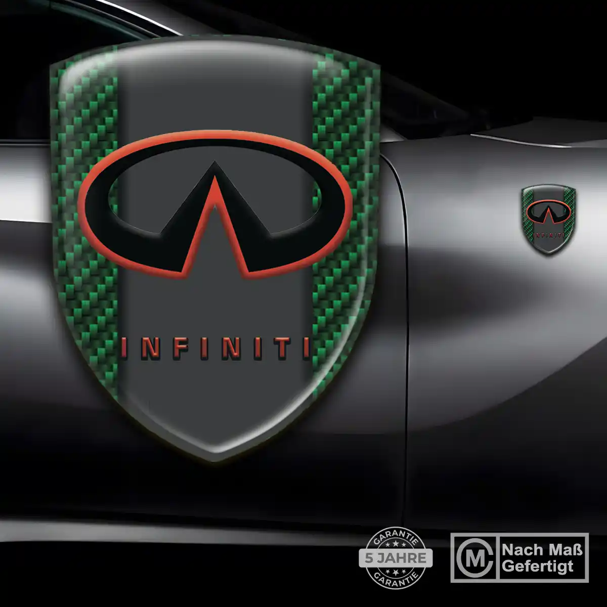 Infiniti Emblem Ausdrucksstarkes Design