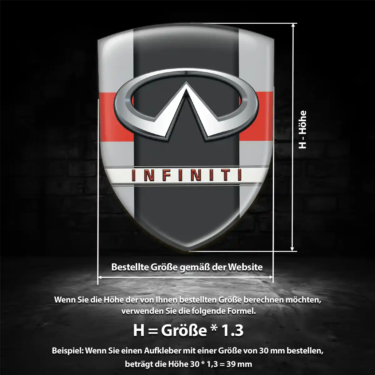 Infiniti Emblem Auto Anspruchsvolles Design