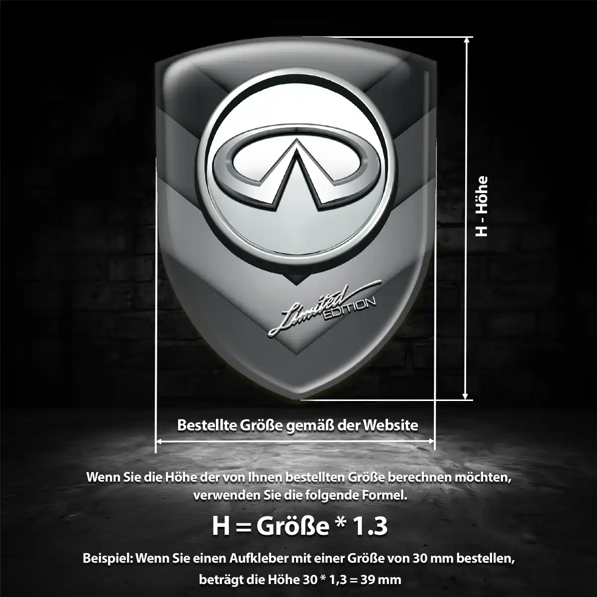 Infiniti Emblem Auto Überzeugende Qualität