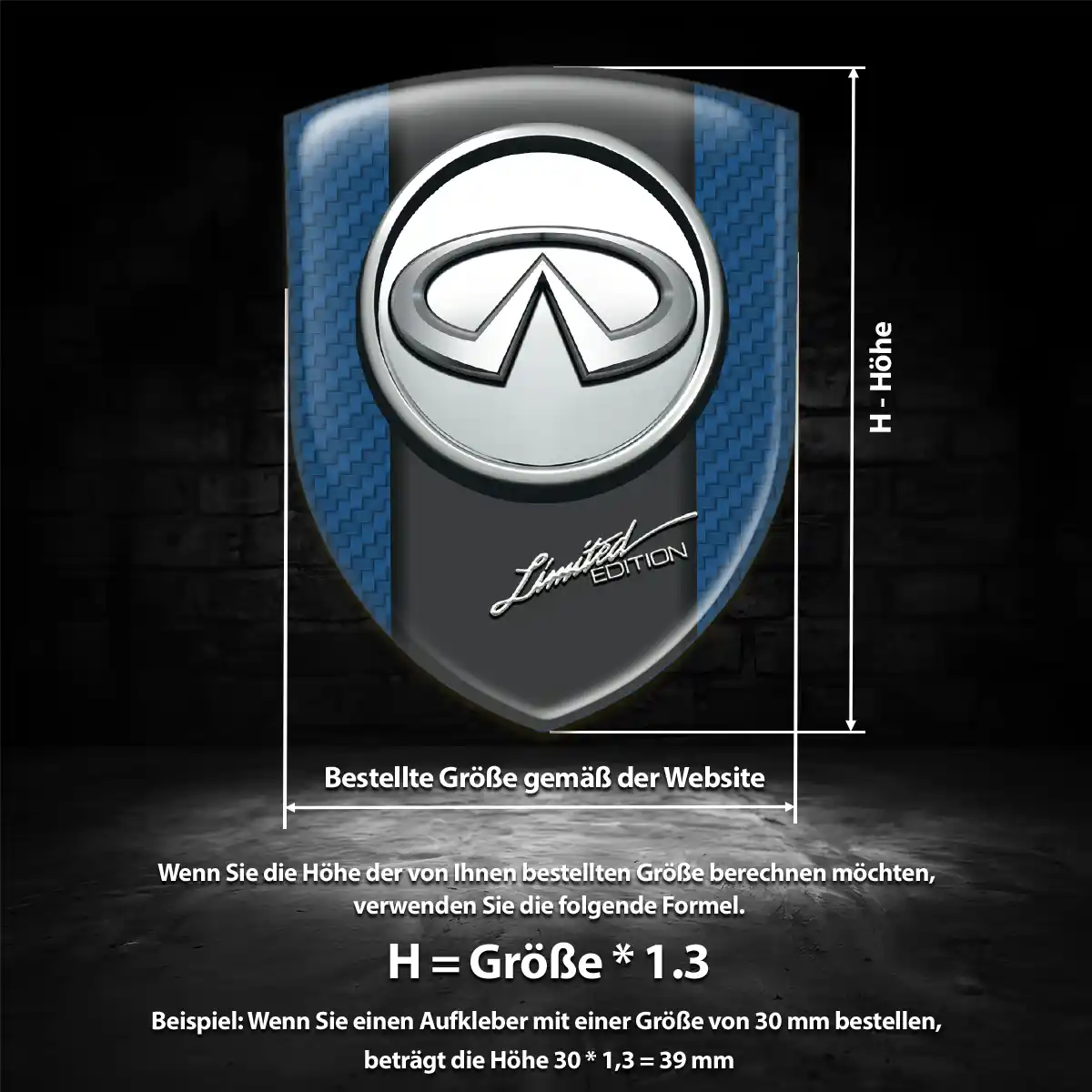 Infiniti Emblem Auto Edles Design