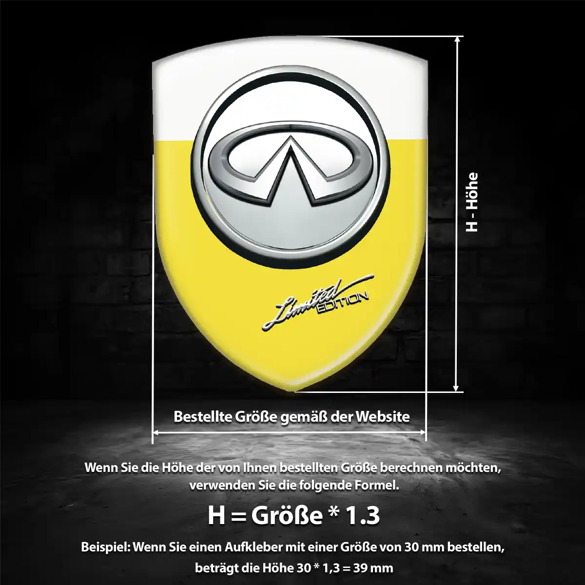 Infiniti Emblem Auto Erstklassige Qualität