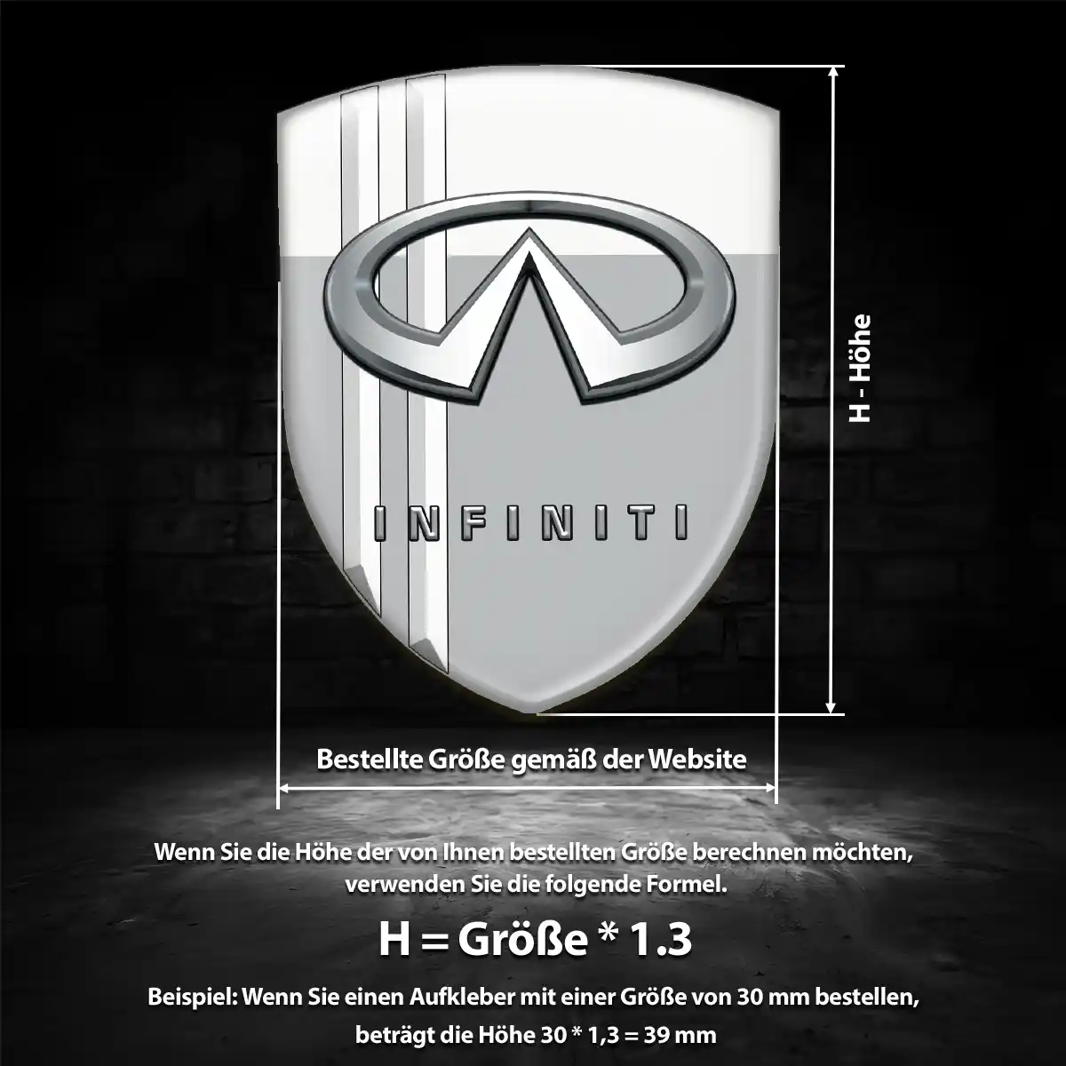 Infiniti Emblem Auto Limitierte Auflage