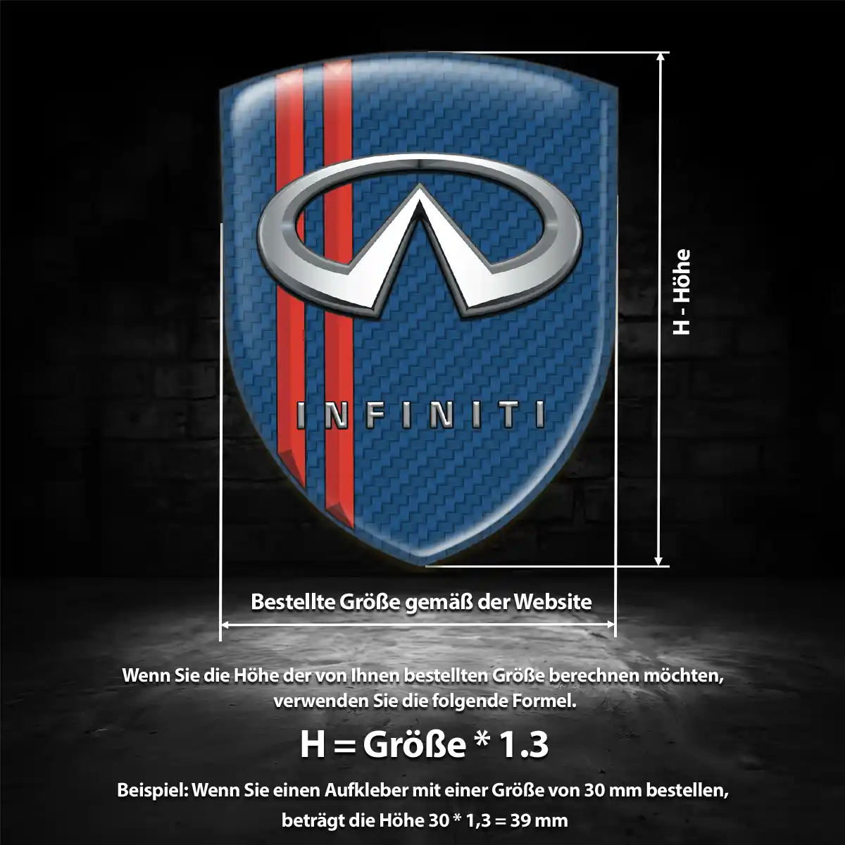 Infiniti Emblem Auto Luxus-Edition