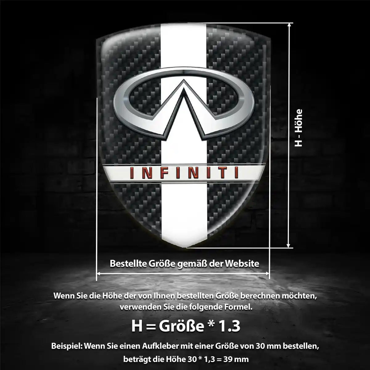 Infiniti Emblem Auto Premiumqualität