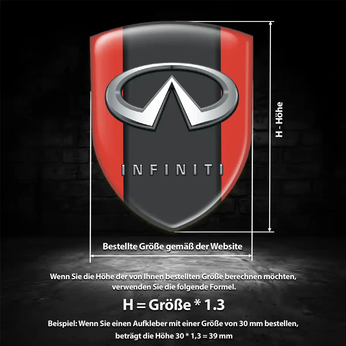 Infiniti Emblem Auto Spitzenqualität