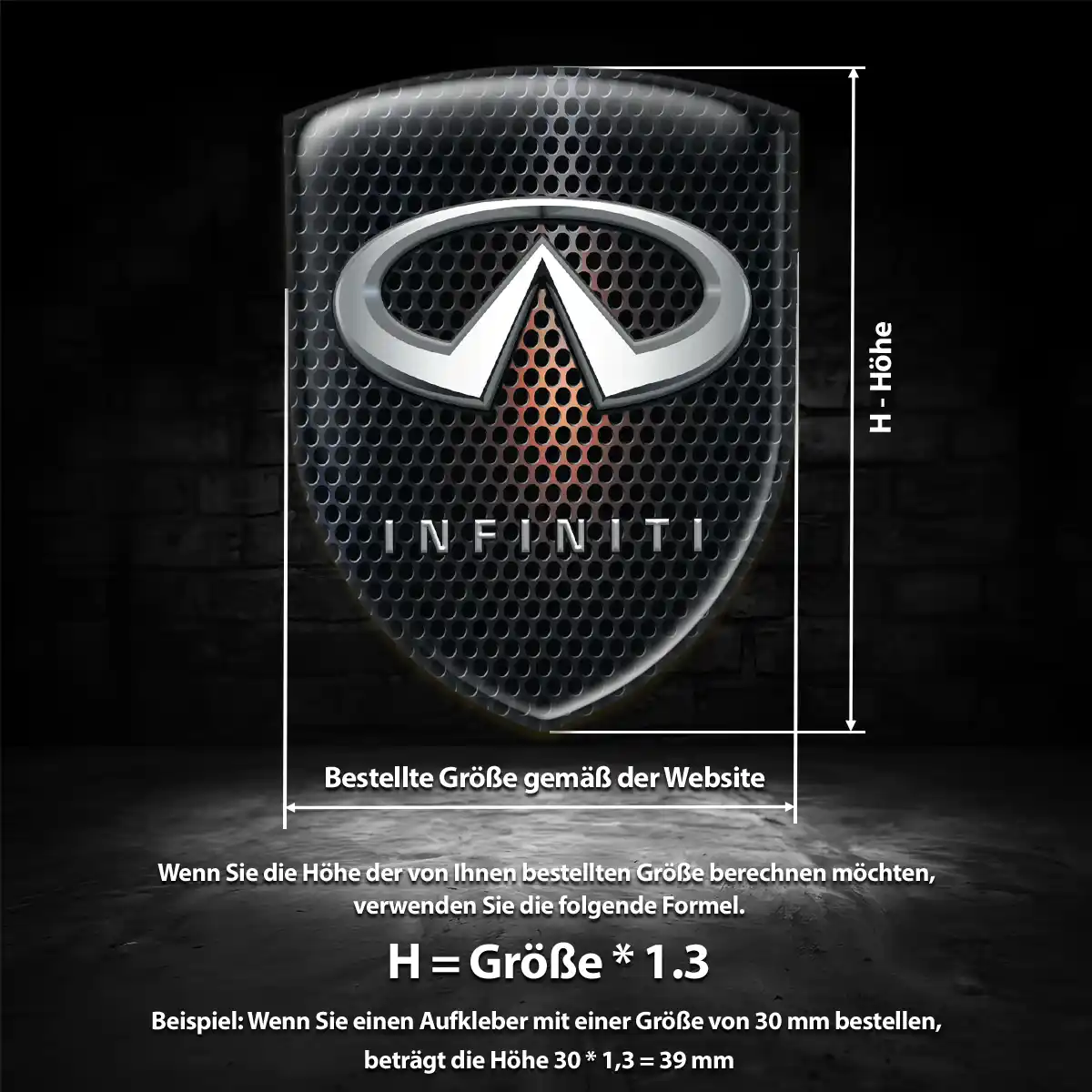 Infiniti Emblem Auto Stilvolles Design