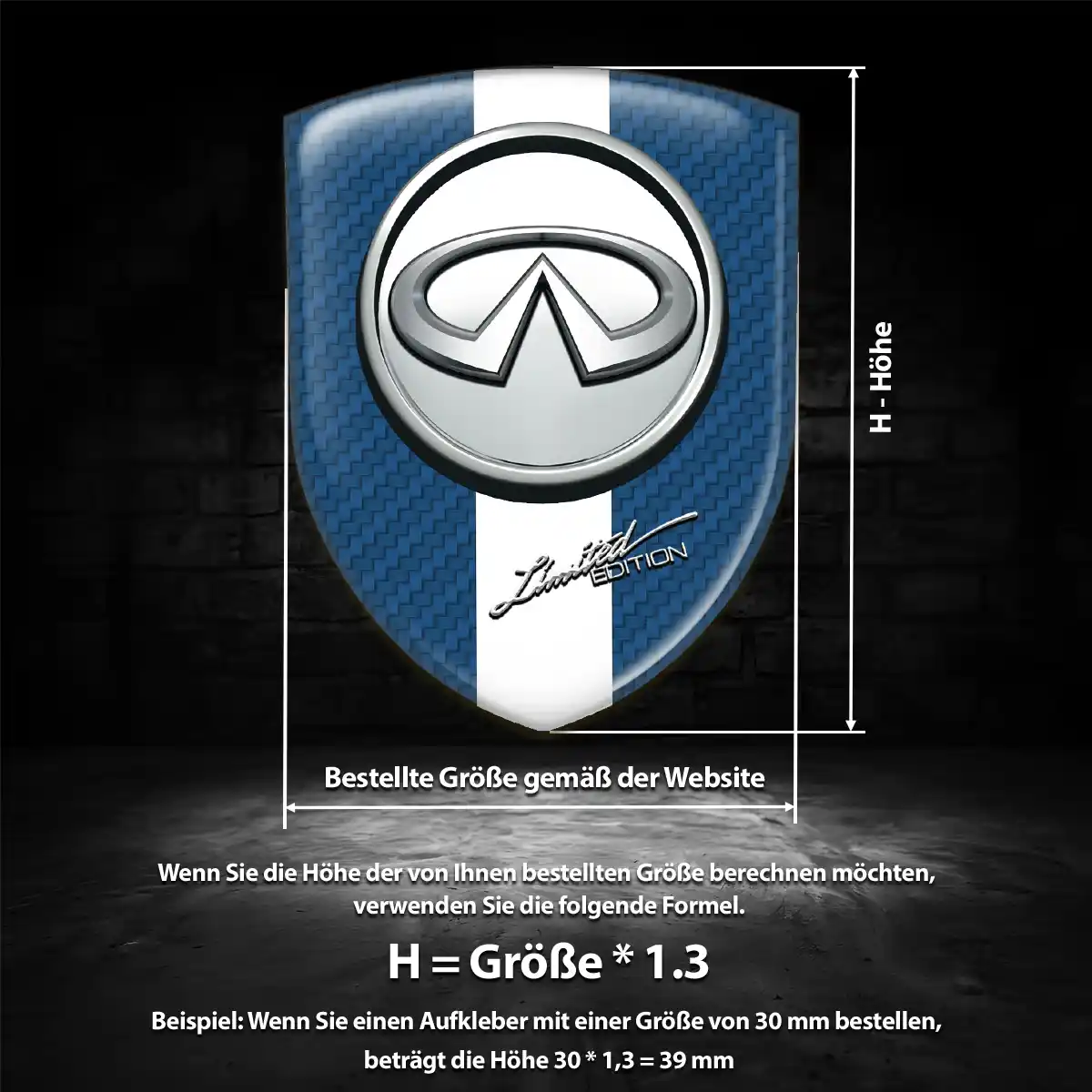 Infiniti Emblem Edles Design