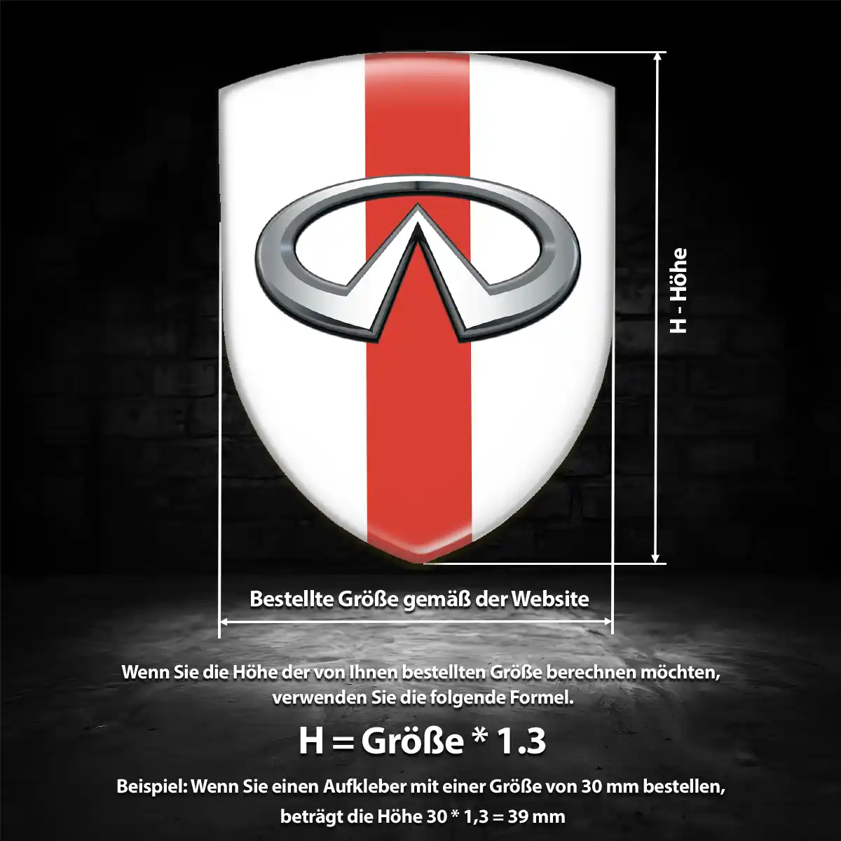 Infiniti Emblem Elegantes Design