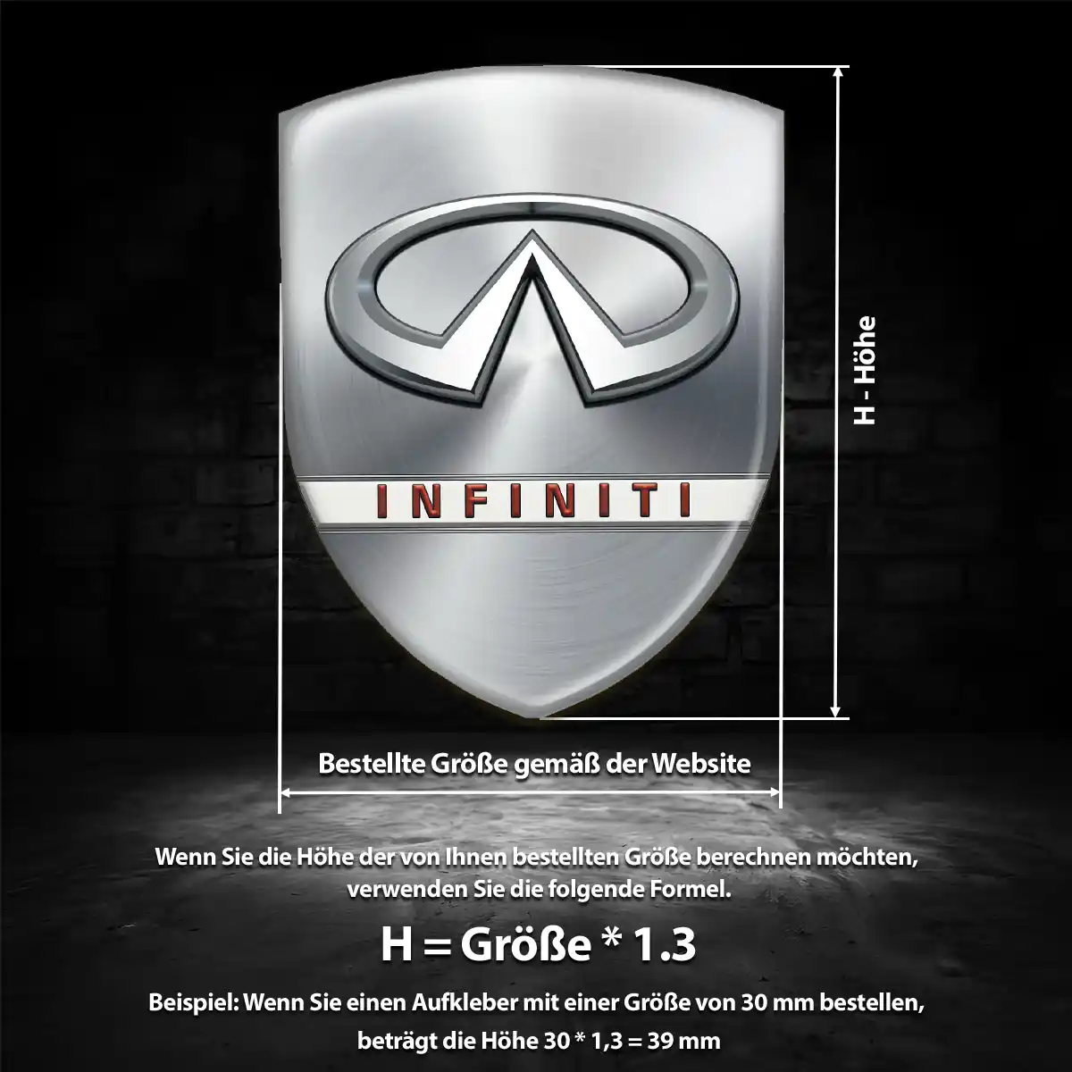 Infiniti Emblem Premiumqualität