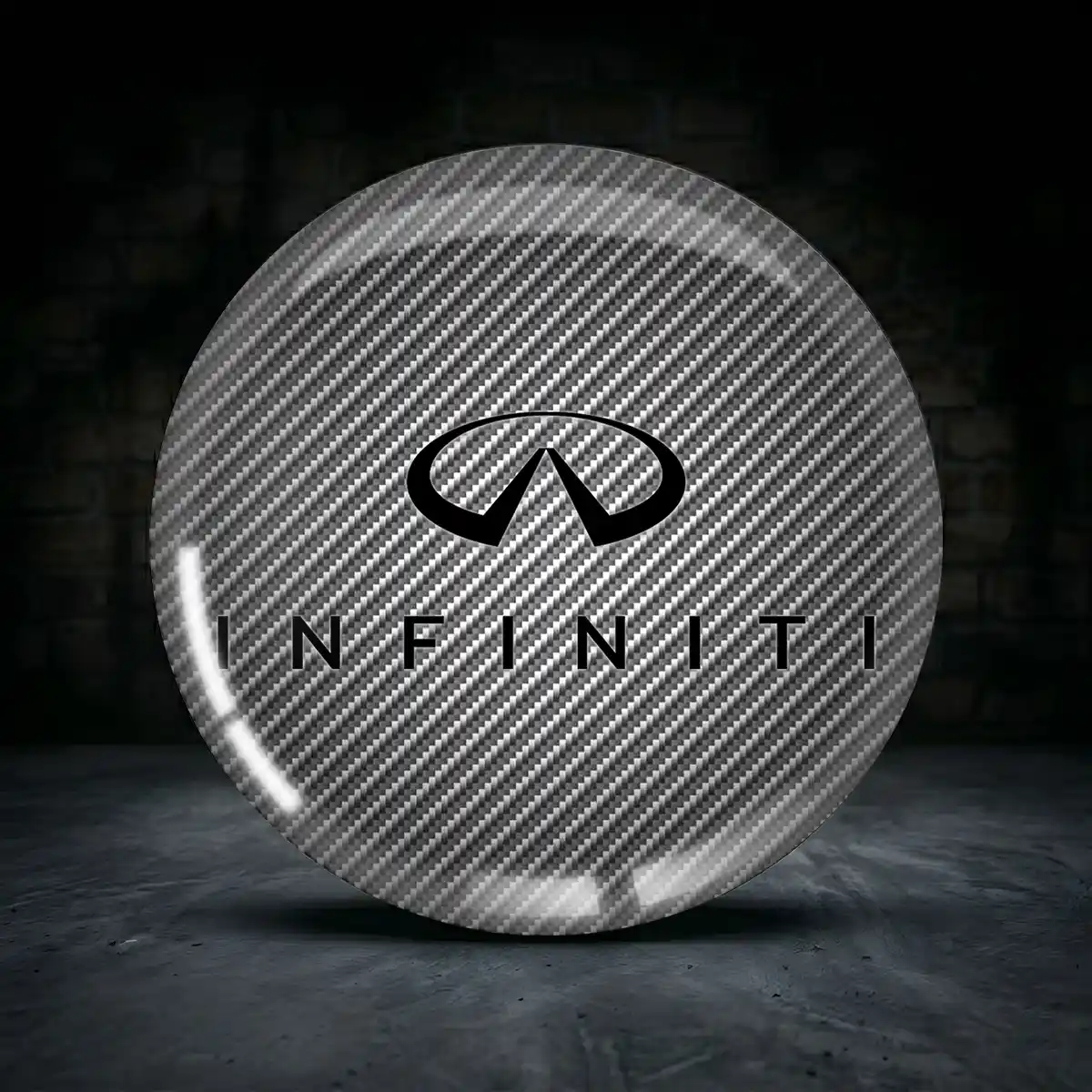 Infiniti Emblem Silikon Aufkleber Radkappen Hohe Qualität