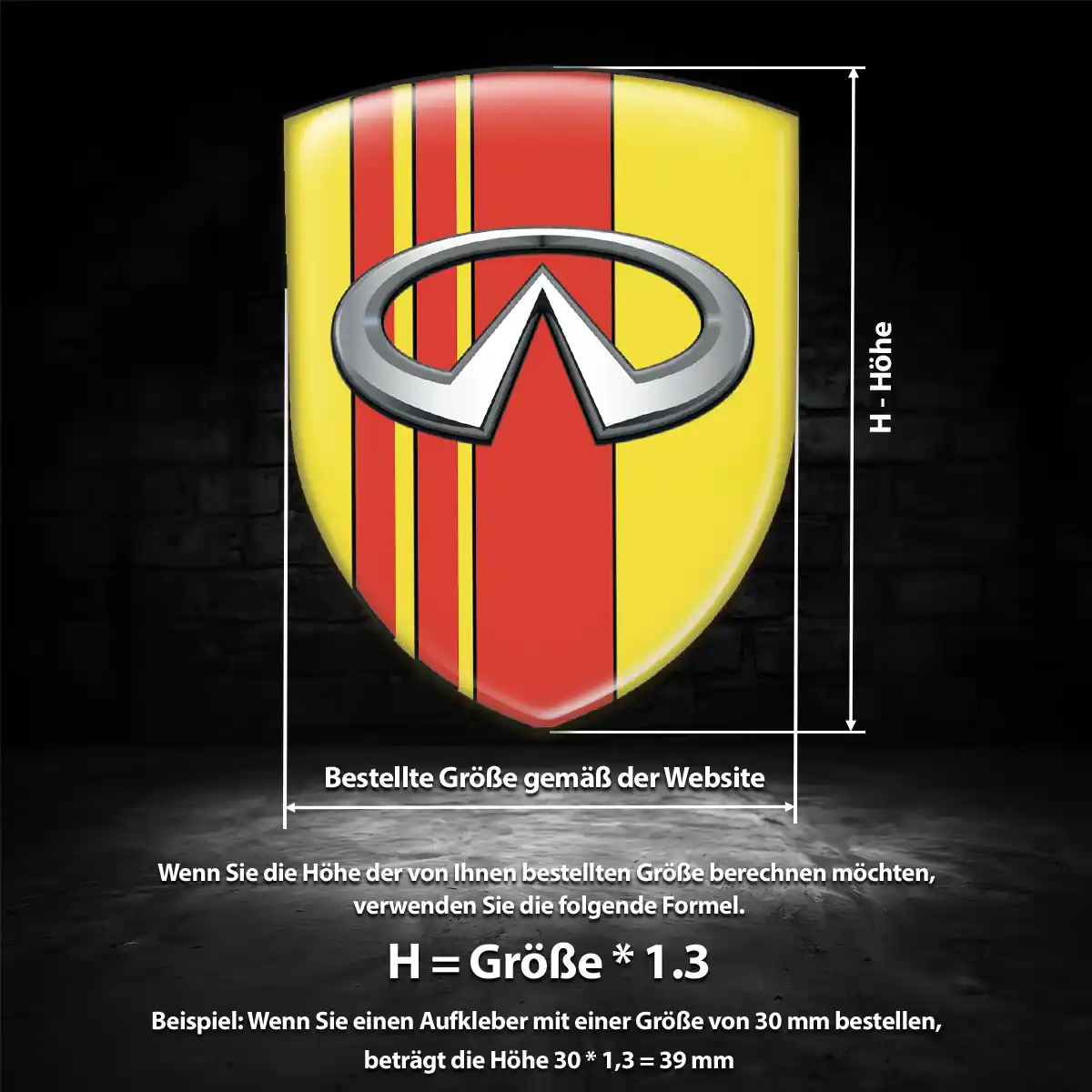 Infiniti Emblem Wappen Anspruchsvolles Design