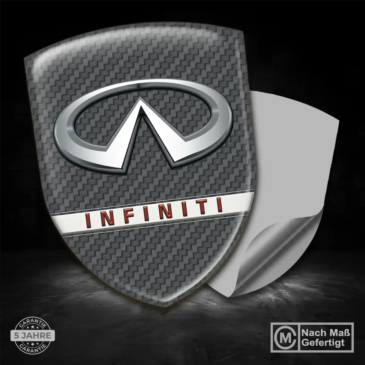 Infiniti Emblem Wappen Aufkleber Anspruchsvolles Design