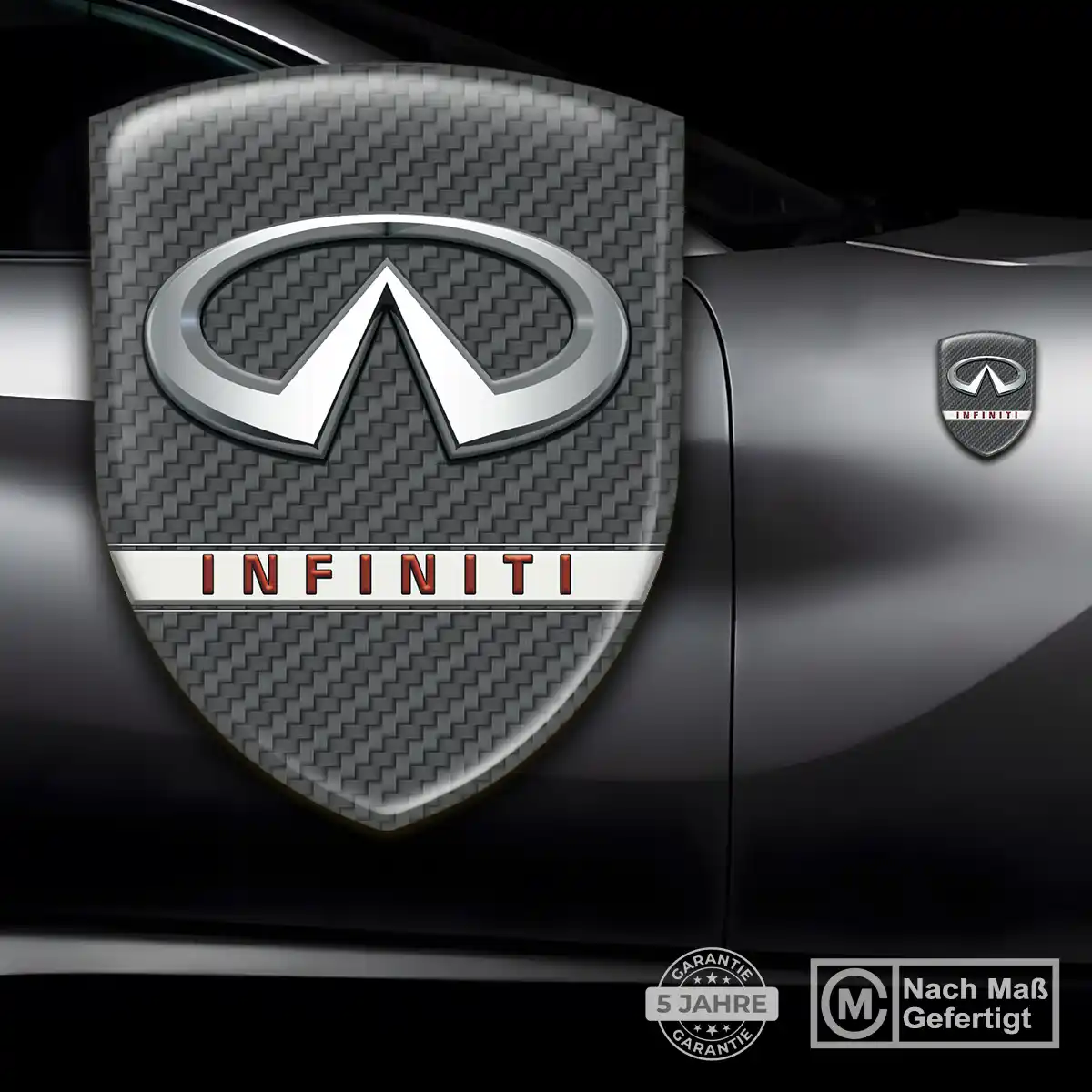 Infiniti Emblem Wappen Aufkleber Anspruchsvolles Design