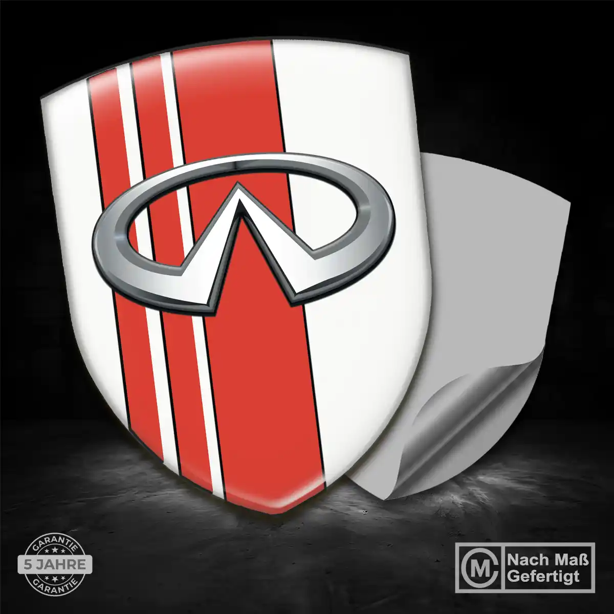 Infiniti Emblem Wappen Aufkleber Ausdrucksstarkes Design