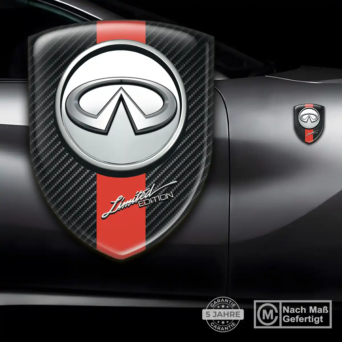 Infiniti Emblem Wappen Aufkleber Auto Überzeugende Qualität