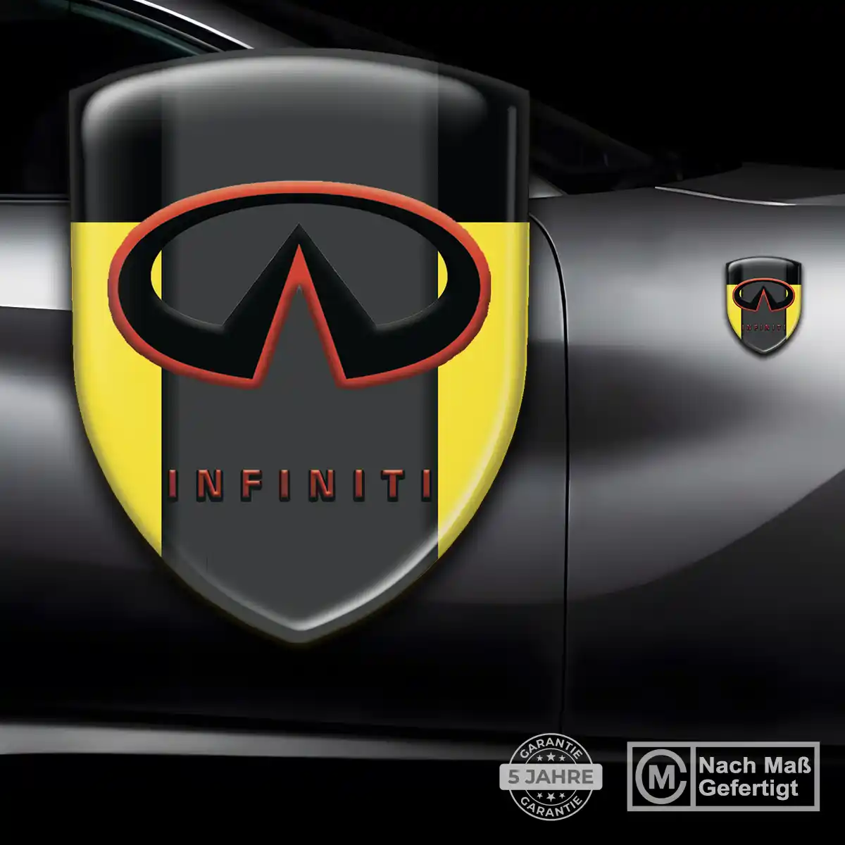 Infiniti Emblem Wappen Aufkleber Auto Erstklassige Qualität