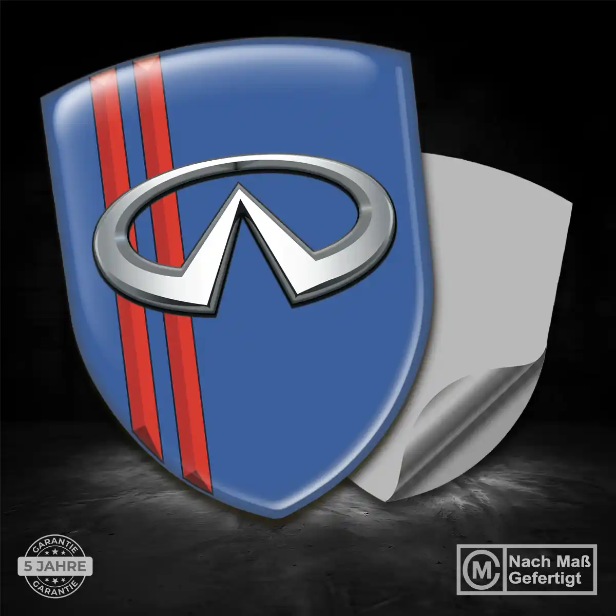 Infiniti Emblem Wappen Aufkleber Auto Exterieurdesign