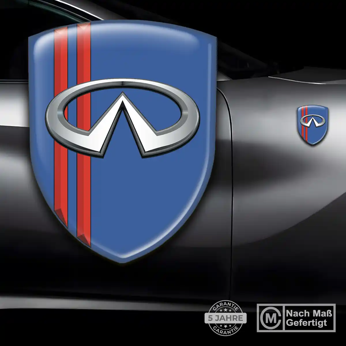 Infiniti Emblem Wappen Aufkleber Auto Exterieurdesign