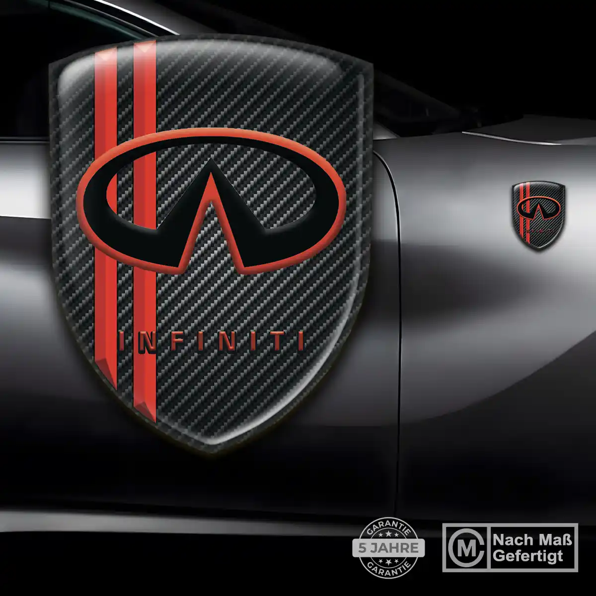 Infiniti Emblem Wappen Aufkleber Auto Interieurdesign