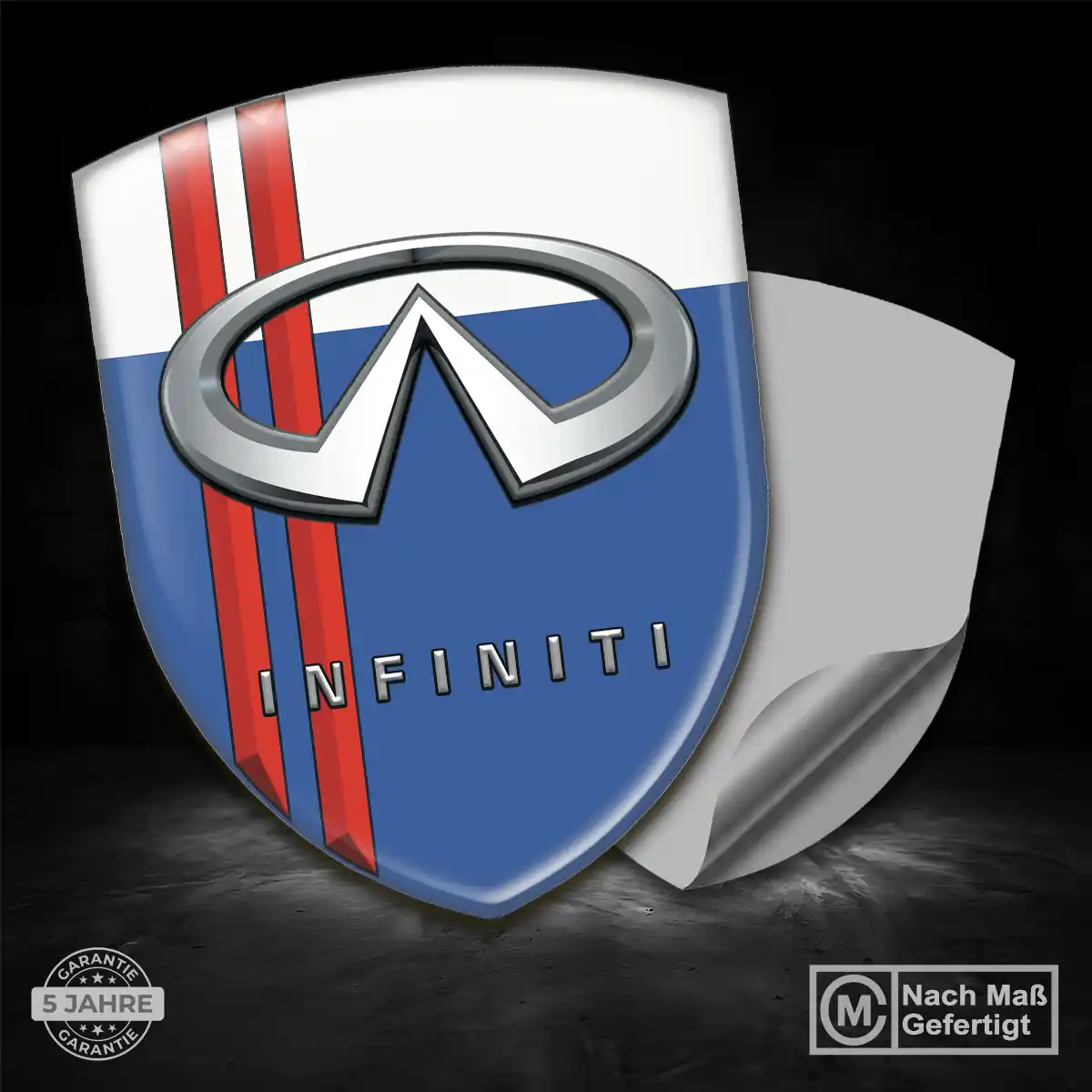 Infiniti Emblem Wappen Aufkleber Auto Premium-Edition
