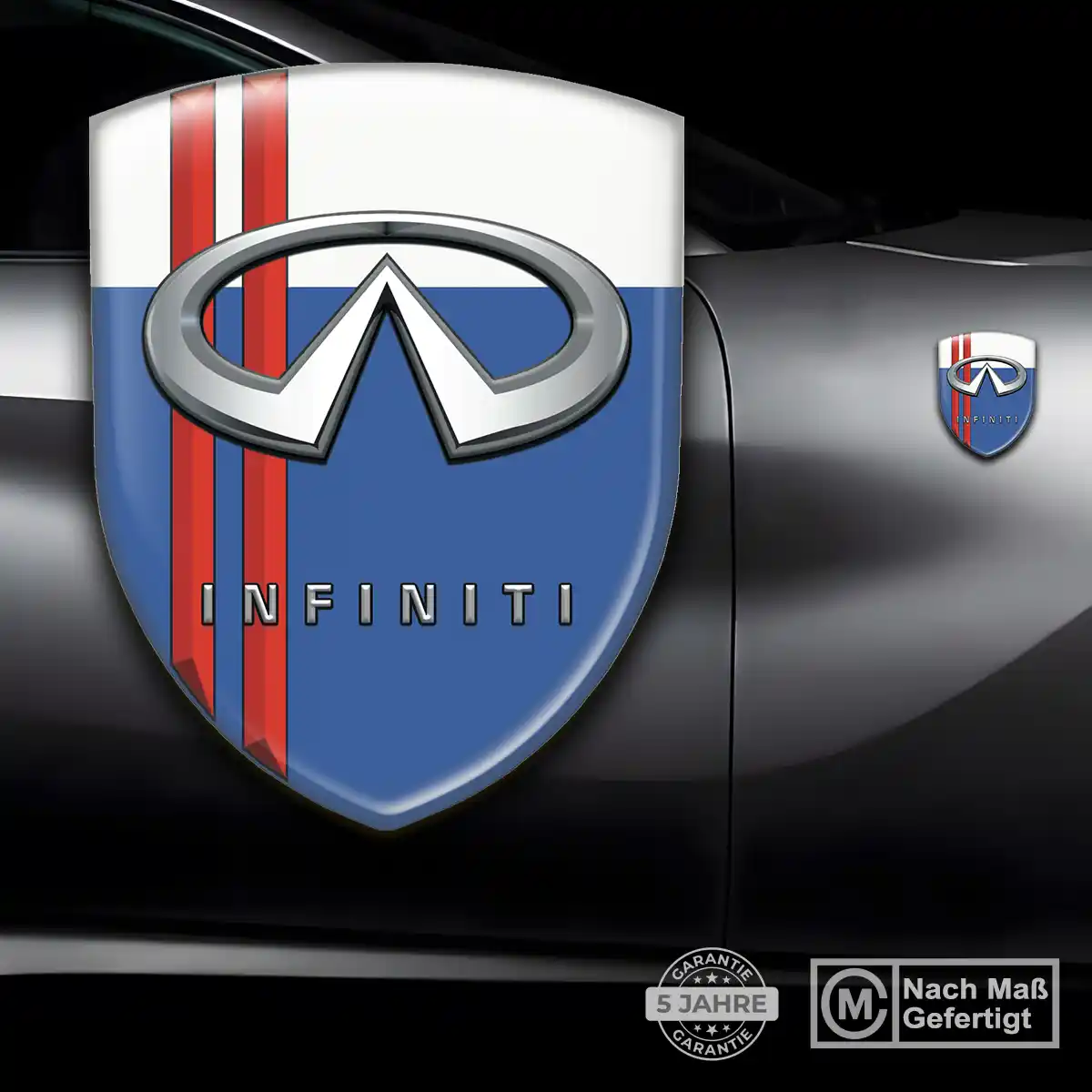 Infiniti Emblem Wappen Aufkleber Auto Premium-Edition
