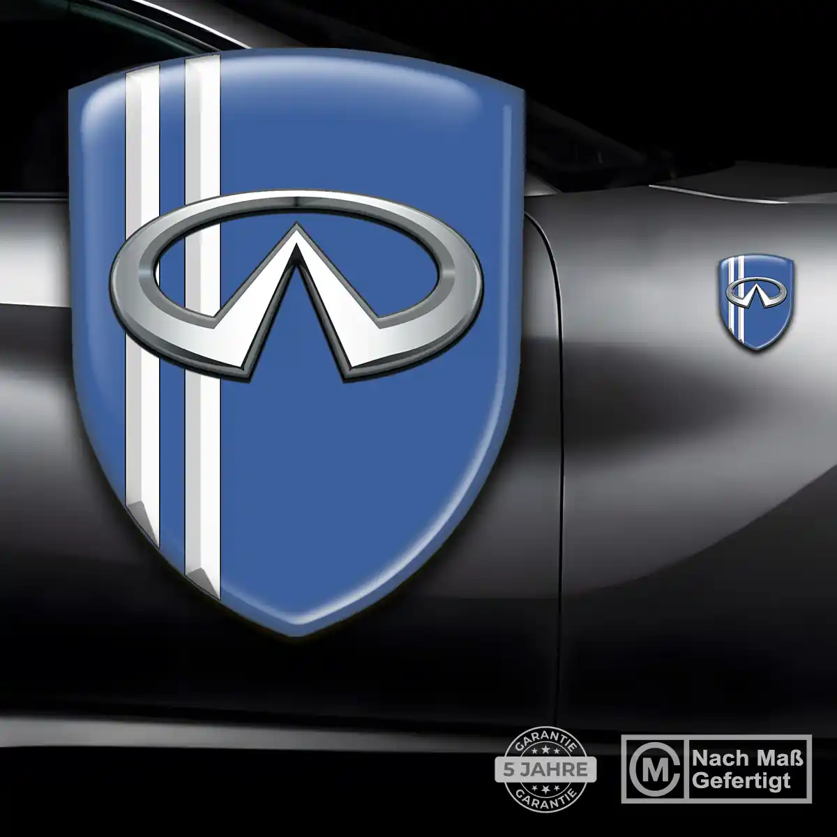 Infiniti Emblem Wappen Aufkleber Elegantes Design