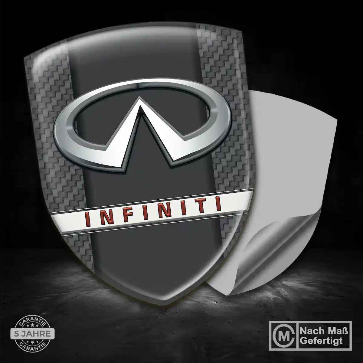 Infiniti Emblem Wappen Aufkleber Exterieurdesign