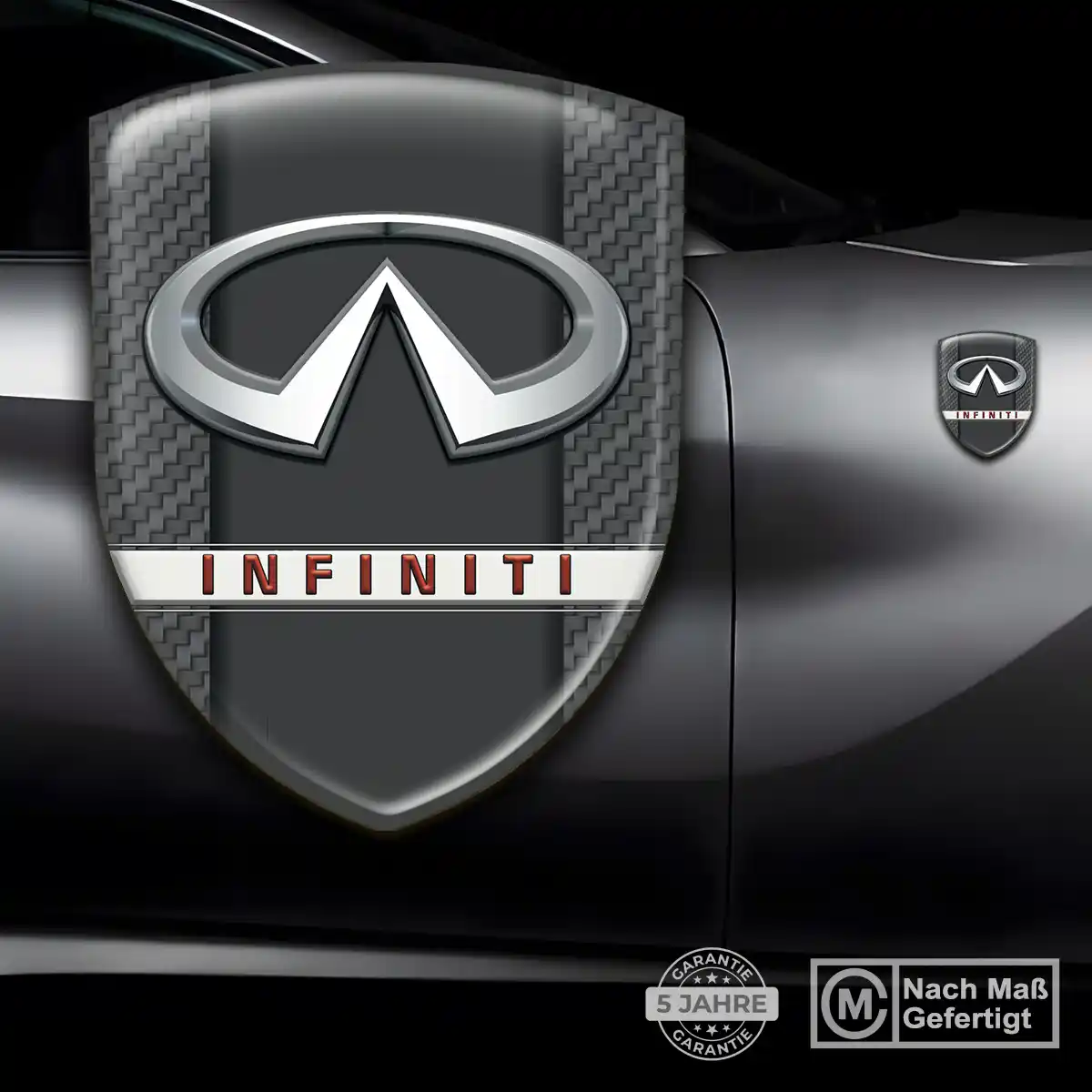Infiniti Emblem Wappen Aufkleber Exterieurdesign