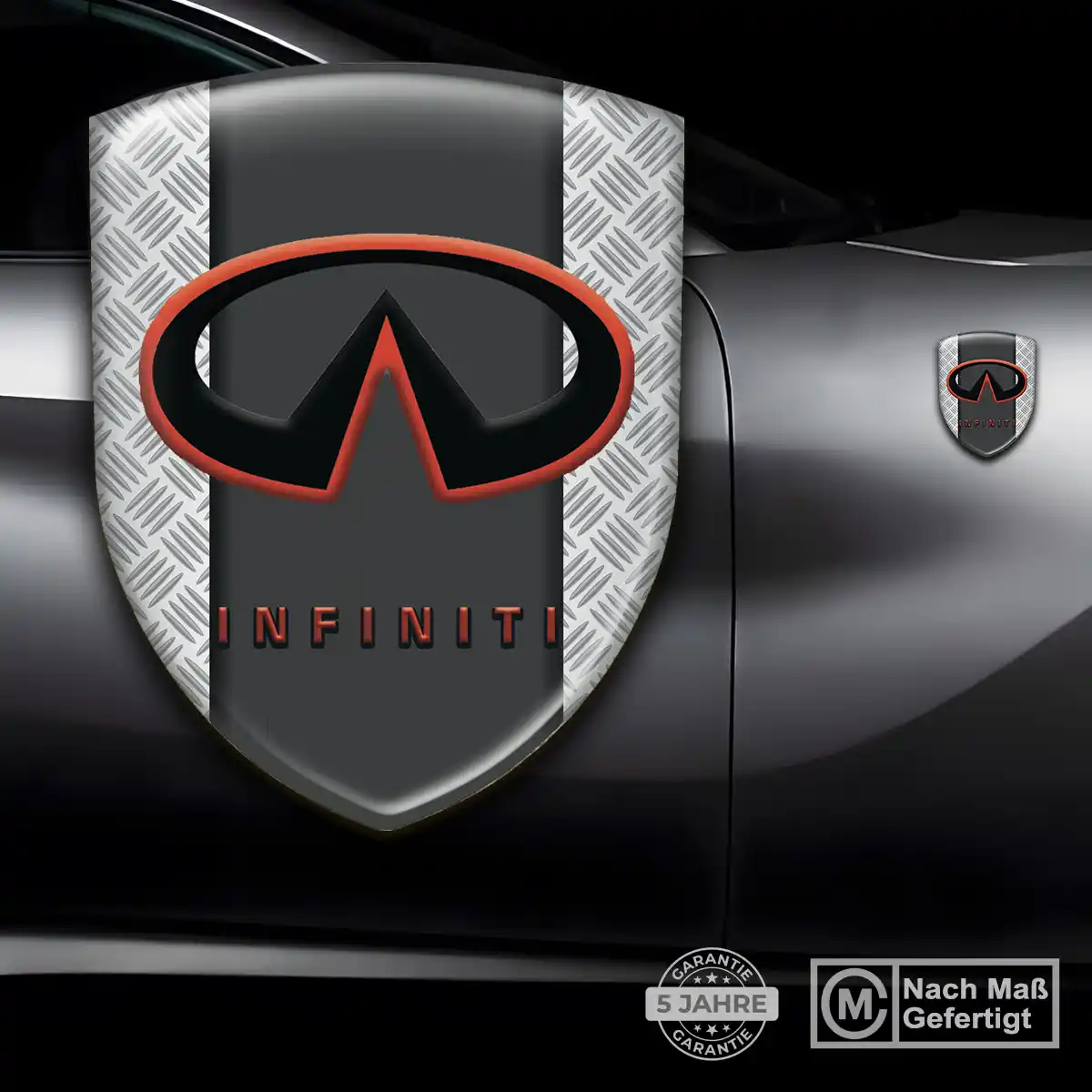 Infiniti Emblem Wappen Aufkleber Höchste Qualität