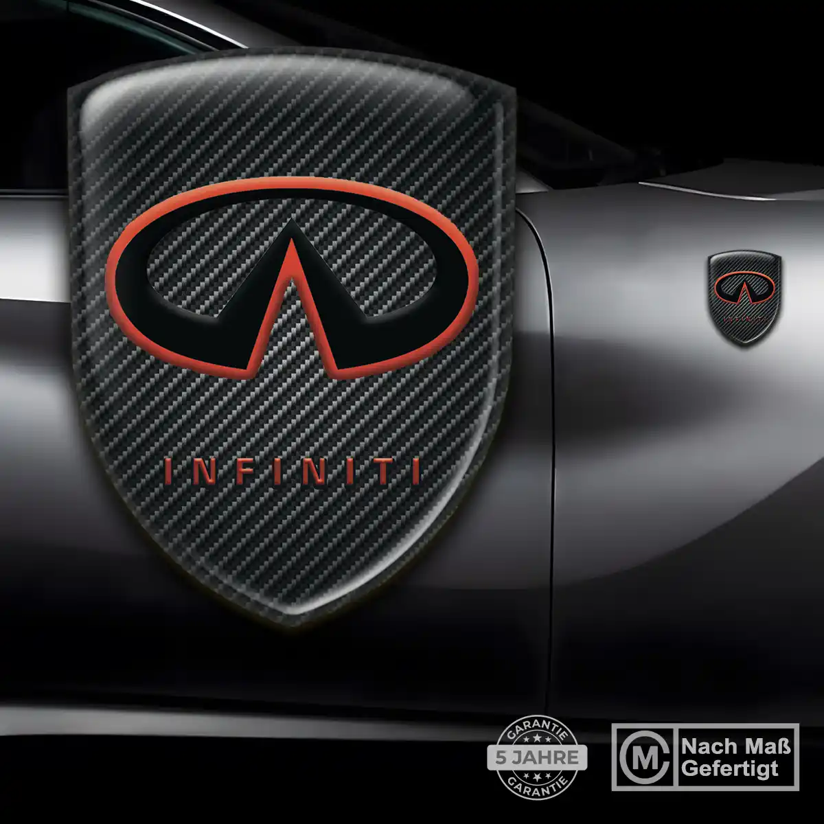 Infiniti Emblem Wappen Aufkleber Interieurdesign