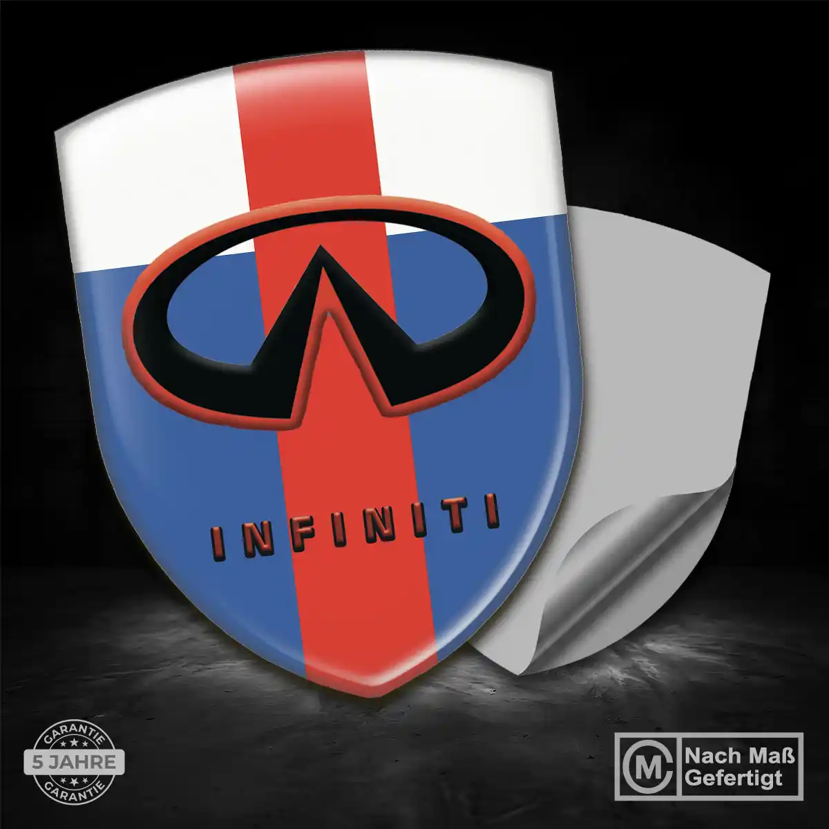 Infiniti Emblem Wappen Aufkleber Modernes Design